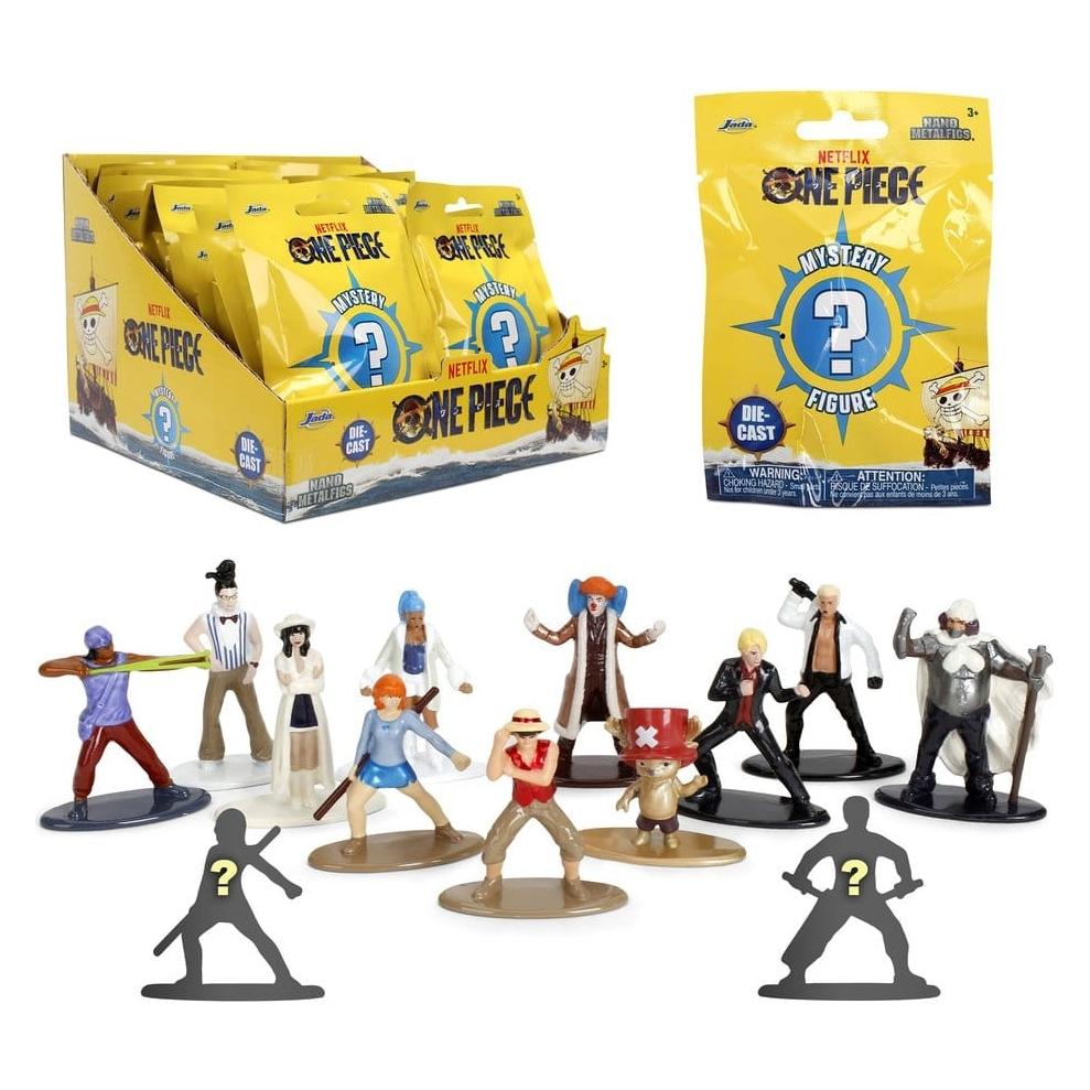 Jada One Piece Nano Metalfigs Minifiguren Blind Pack 5 cm Display (24) (JADA9337285314R00)