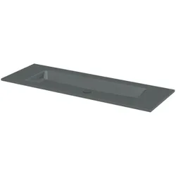Bette BetteAqua Einbau-Waschtisch A072-403 140x49,5cm, smoke