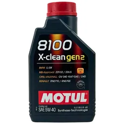 Motul 8100 X-clean GEN2 5W-40 1 l