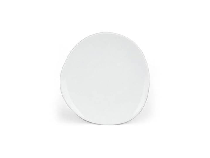 Médard de Noblat - Assiette dessert - D22.5 cm - Sven - Porcelaine - Lot de 6 - Blanc