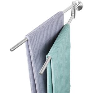 Bremermann Handtuchhalter PIAZZA 9459000, silber, zur Wandmontage, aus Edelstahl, 2 Arme zu je 50 cm