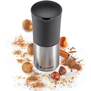 Zassenhaus Muskatmühle Duo, mit Vorratsfläche, Edelstahl / Kunststoff, manuell