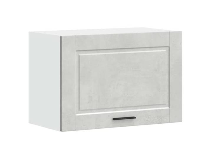 KGHFDVB Küchen-Hängeschrank 60 x 31 x 40 cm Porto Betongrau Holzwerkstoff Holzwerkstoff mit glatter Oberfläche, zwei Türen verdecken Küchengeräte, Wandmontage spart Bodenfläche, bis 70 kg belastbar