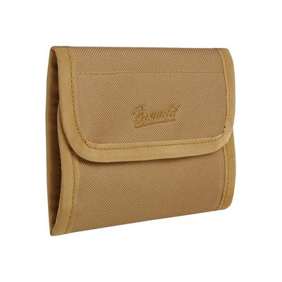 Brustbeutel BRANDIT "Brandit Herren wallet five", Herren, beige (camel), Polyester, unifarben, Kleinlederwaren