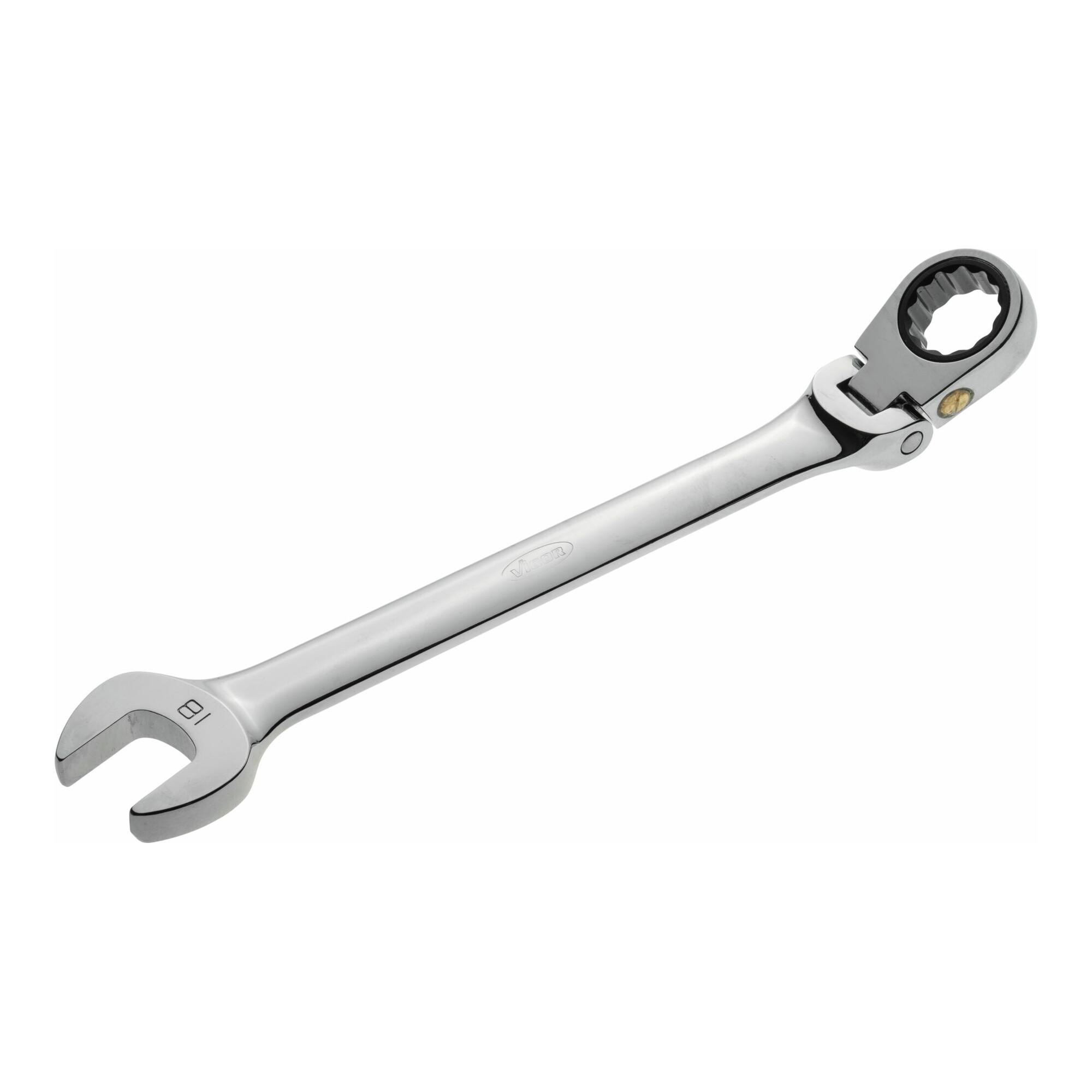 VIGOR Gelenk-Ratschen-Ring-Maulschlüssel SW 18 (V2814)