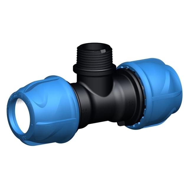 Georg Fischer GF T 90° UG IJOINT PP/NBR PN16 D32-1" (T-Verbindung) (7612988772010)