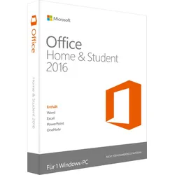 Microsoft Office 2016 Home and Student, PKC -NEU-