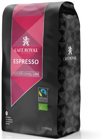 cafeRoyal Café Royal - Kaffeebohnen - Espresso Bio - 1 Kg - MaxiCoffee
