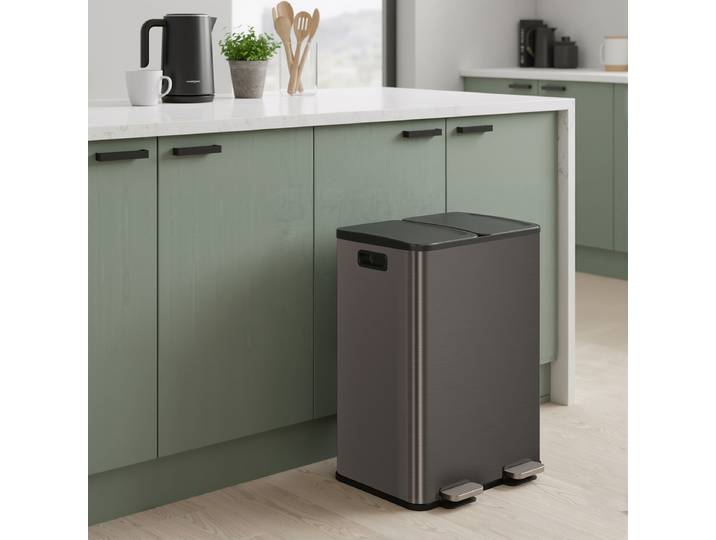 Poubelle Ondou 48 x 67 x 38cm Gris