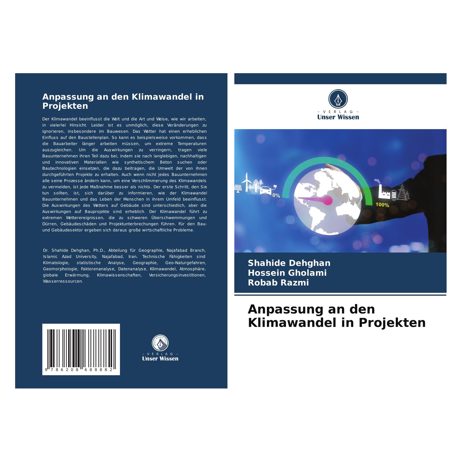 Bod Anpassung an den Klimawandel in Projekten (Deutsch, Softcover, Hossein Gholami, Robab Razmi, Shahide Dehghan) (57212727)