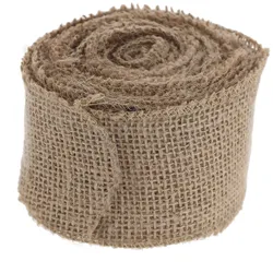 Juteband - Vielseitiger Jute-Wickelstreifen zum Basteln, Dekorieren, Befestigen & Pflanzenschutz - Robust & praktisch 8cm x 9m braun