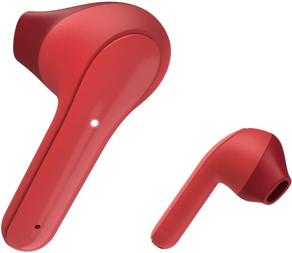 Hama Freedom Light Bluetooth True Wireless In-Ear Headphones – Red, New