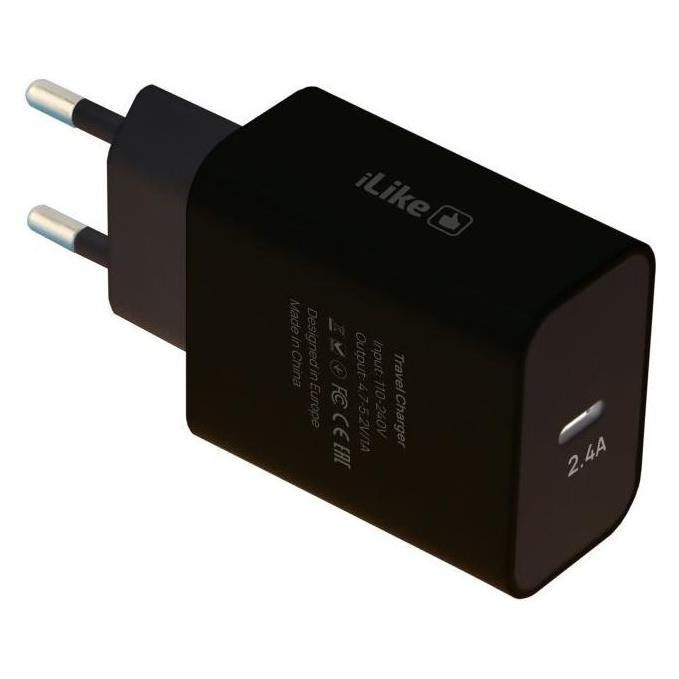 iLike Type-C Travel Charger ITC02 2.4A (ITC02BK)