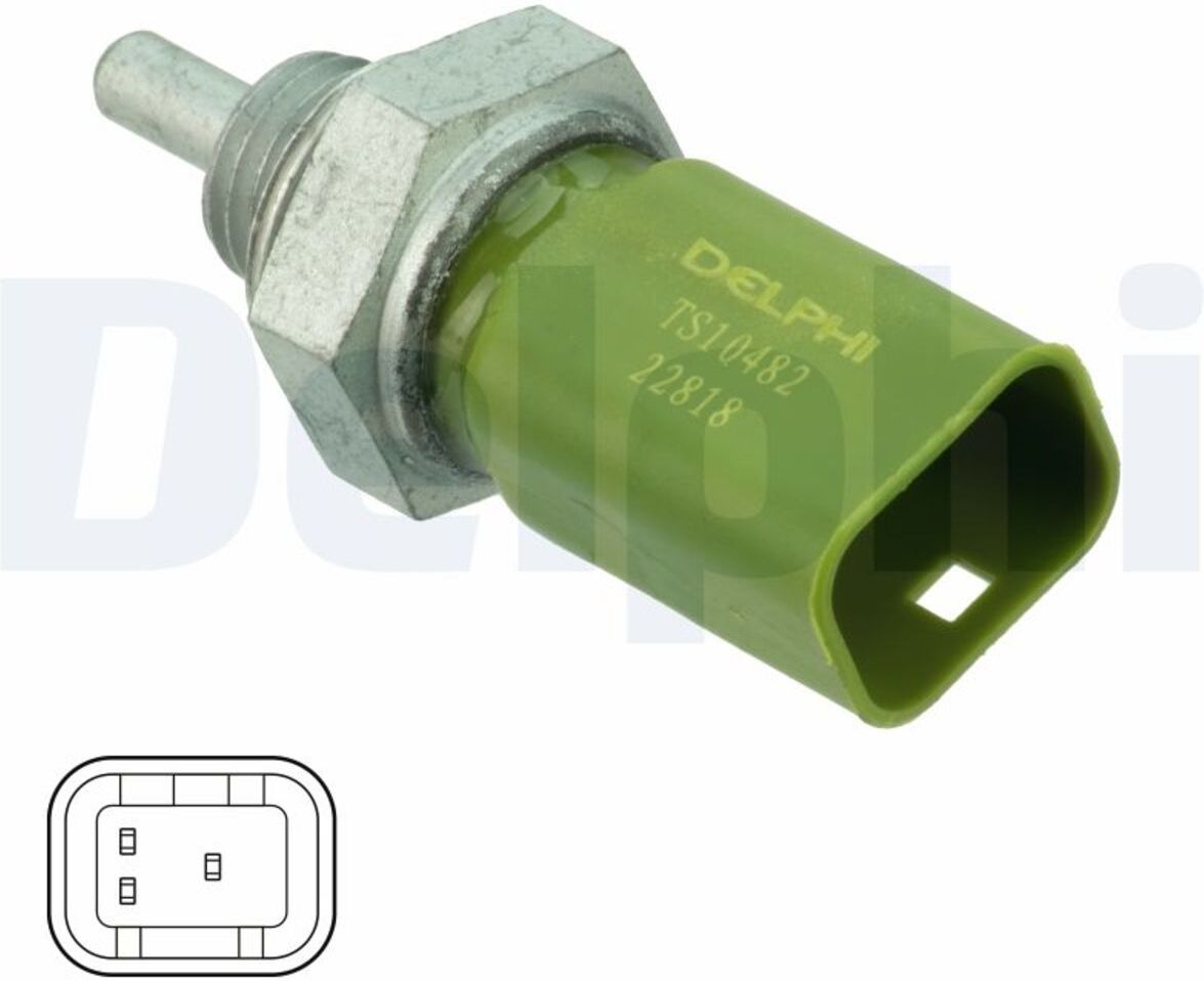 Sensor, Kühlmitteltemperatur DELPHI TS10482