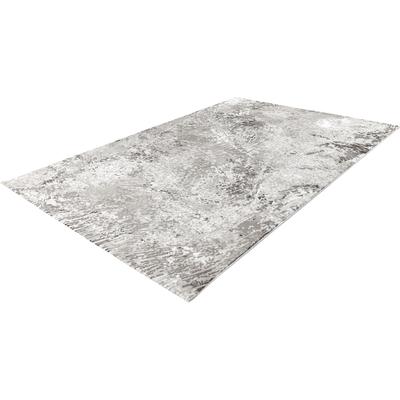 Teppich OBSESSION "My Opal 914", grau (taupe), B:160cm H:10mm L:230cm, Polyester, Teppiche, Teppich, modernes Design, Pastell-Farben, ideal im Wohnzimmer & Schlafzimmer