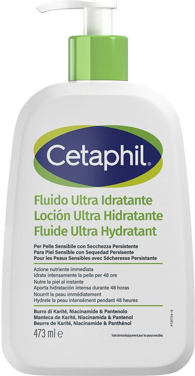 Cetaphil Fluido Ultra Idratante Pelle Secca Sensibile 473ml