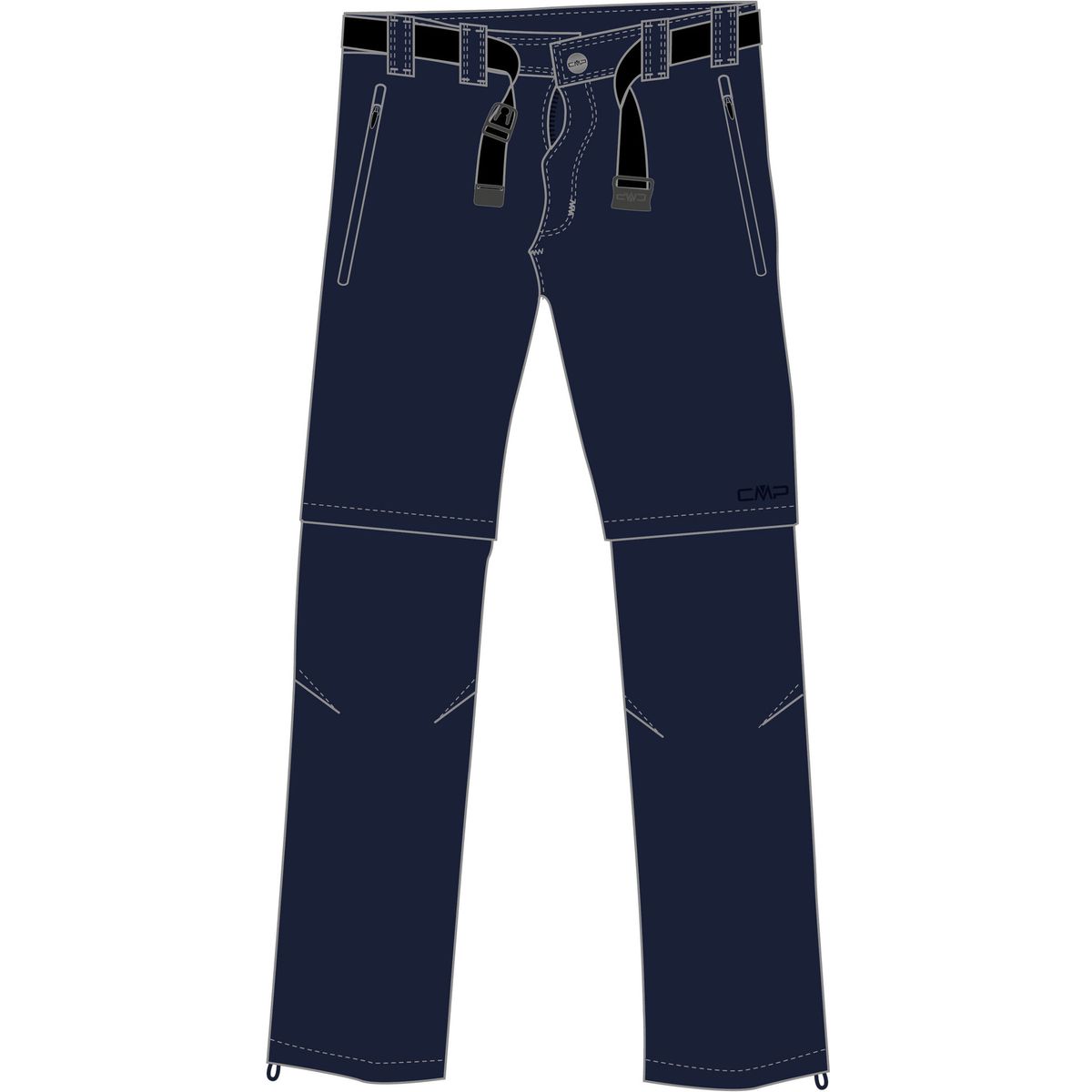 CMP MAN Zip OFF Pant b.blue (28NN) 54 3T51647-28NN-54