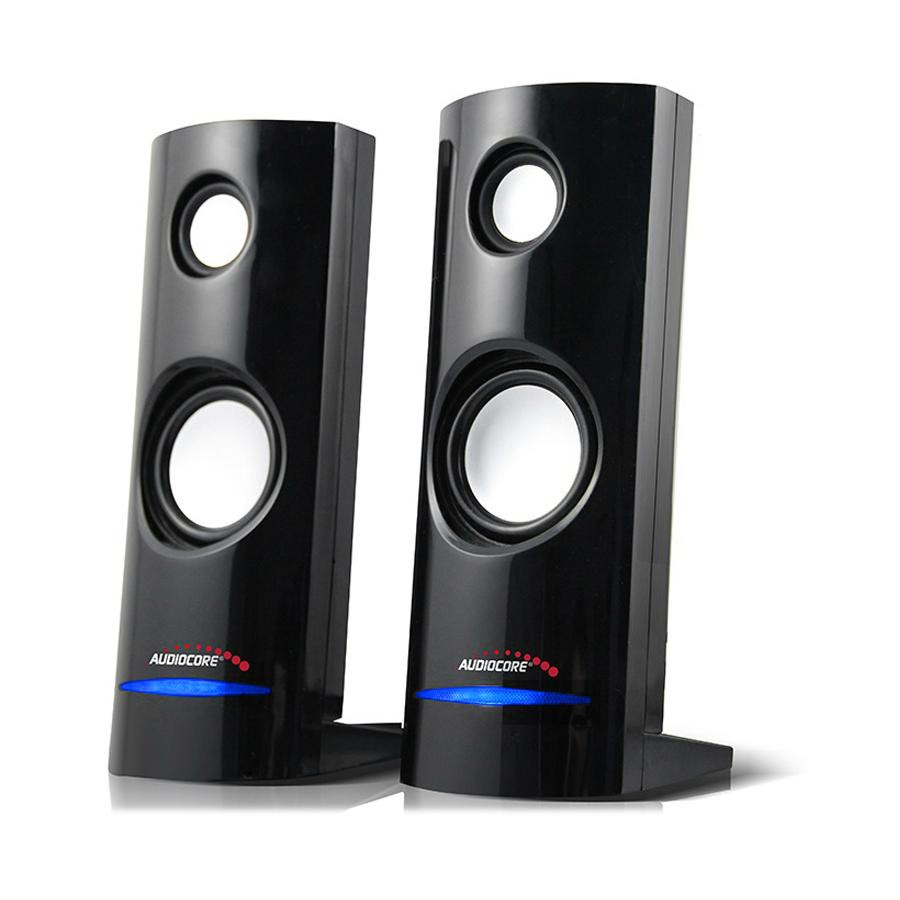 Audiocore AC860 2-weg luidspreker 4 W Zwart Bedraad