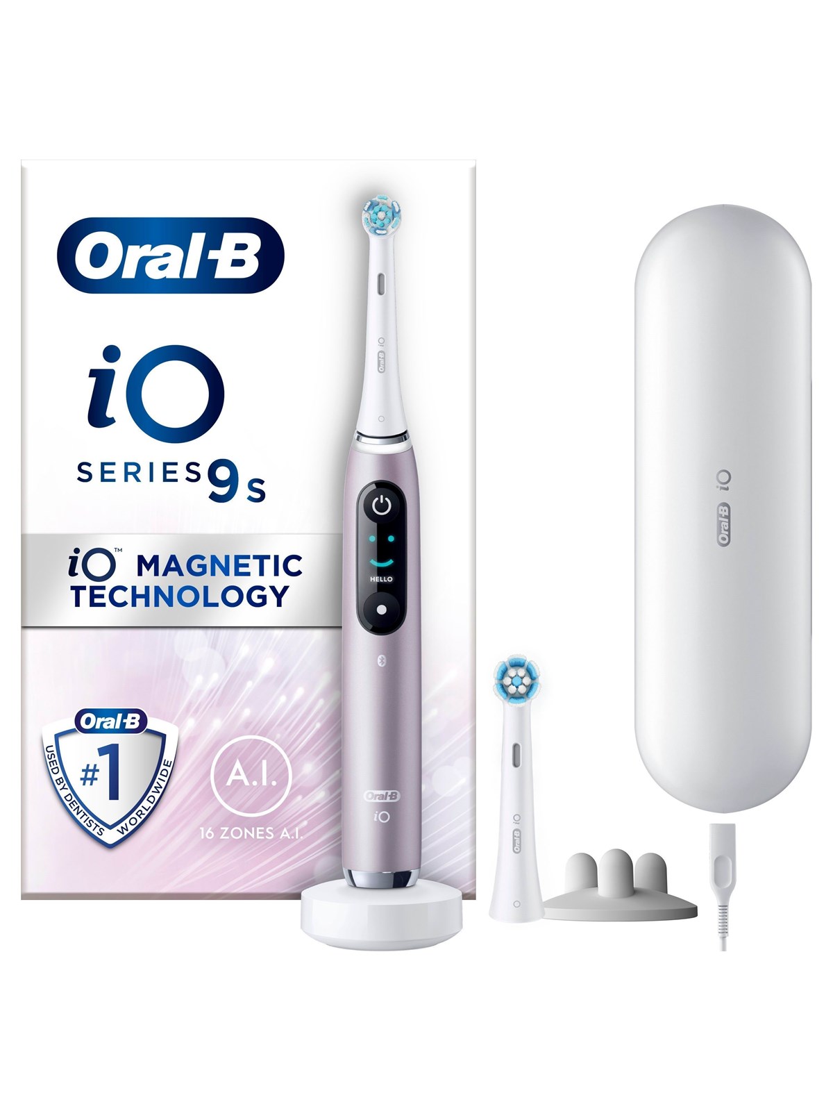 Oral-B Elektrische Zahnbürste iO9S Rose Quartz