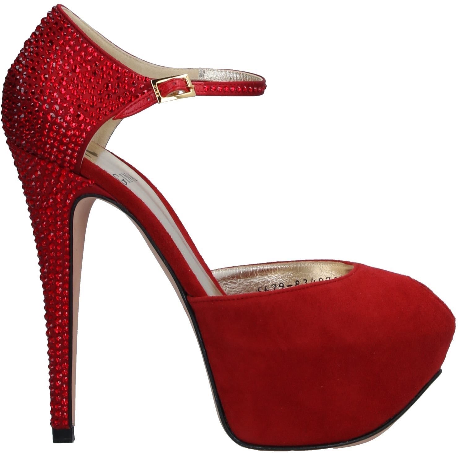 Gina Sandalias Mujer Rojo 39.5 Mujer