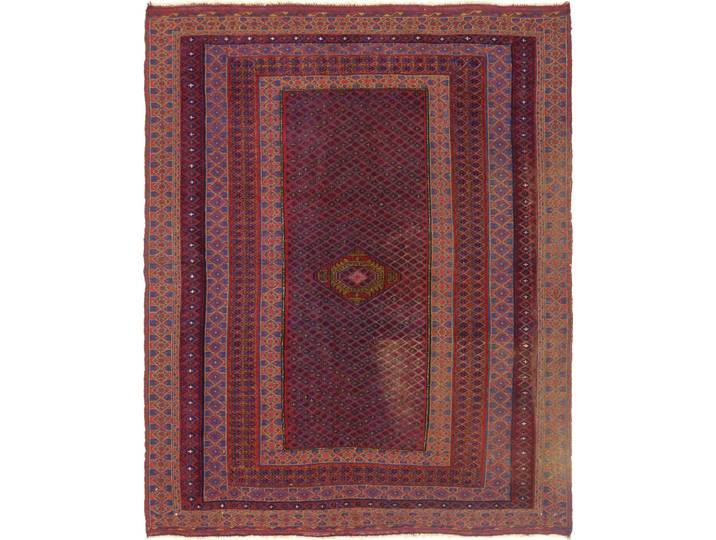Afghan Teppich 161x199 Handgeknüpft Orientteppich Wolle