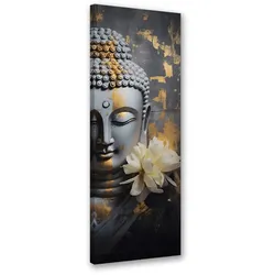 WANDBILD buddha gesicht abstrakt