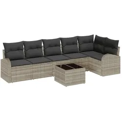 vidaXL, Gartenlounge, Madison (mit Tisch)