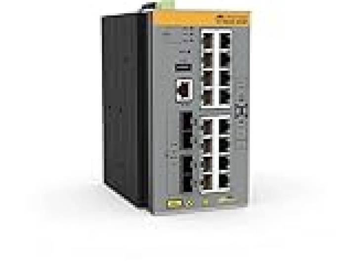 Allied Telesis AT-IE340-20GP-80 16 x 10/100/1000T, 4X 100/1000X SFP, -40°C to 75°C, DIN Rail, DC External PSU Not Included