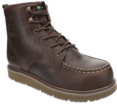 John Deere Built by Skechers Flex-Wedge Ranger-Wild Yew-256117 - Mens 10.5 Brown Boot Medium