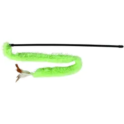 Trixie Spielangel mit Plüschband | 48cm Katzenspielzeug