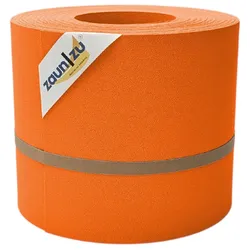 zaun zu® Sichtschutzstreifen Premium für Doppelstabmatten Zaunblende Orange, 26m