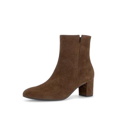 Stiefelette GABOR "Elegante Stiefelette", Damen, Gr. 38,5, braun, Schuhe Stiefelette