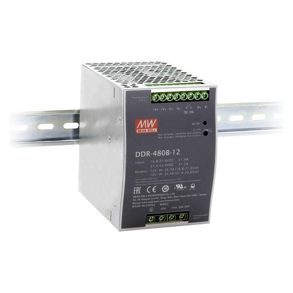MeanWell DDR-480D-48 DC/DC-Wandler 48 V 10 A 480 W Anzahl Ausgänge 1 x (DDR-480D-48)