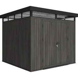NewTechWood WPC Gartenhaus Cella 88 - 21 mm Silver Gray