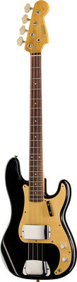 Fender 59 P-Bass B Journeyman Relic Schwarz