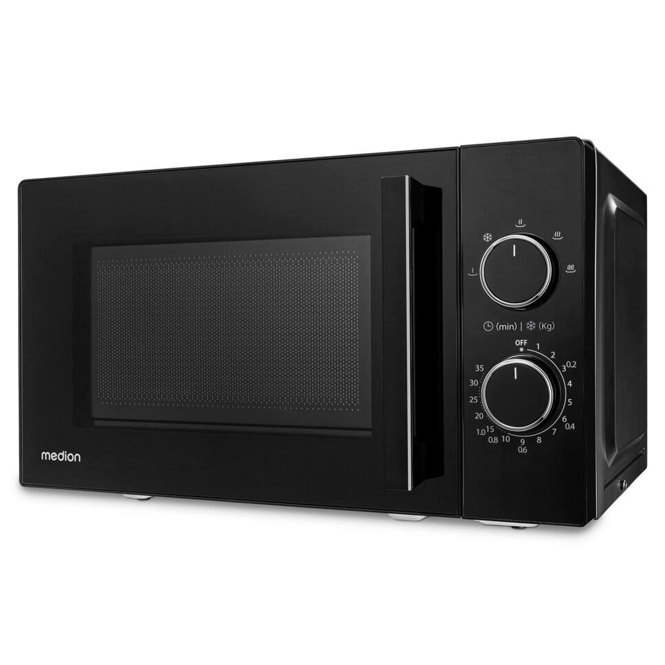 Medion MD 12011 Mikrowelle schwarz 20l, 800W, 5 Leistungsstufen 50076270