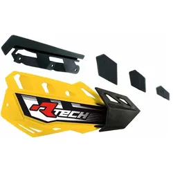 Racetech, Motorrad Zubehör, (RTECH) Ersatzkunststoffteile für FLX / ALU / ATV Handschützer, GELB