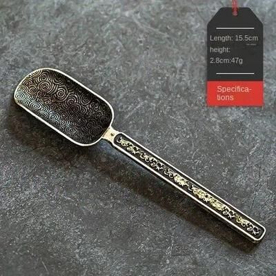 Uplift Treasures Alloy Tea Spoon For Gongfu Tea Ceremony tea Spoon N