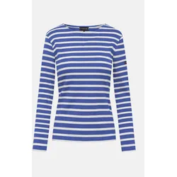 Armor Lux Lesconil Blau Creme Weiß Damen Streifenshirt Obscur Nature