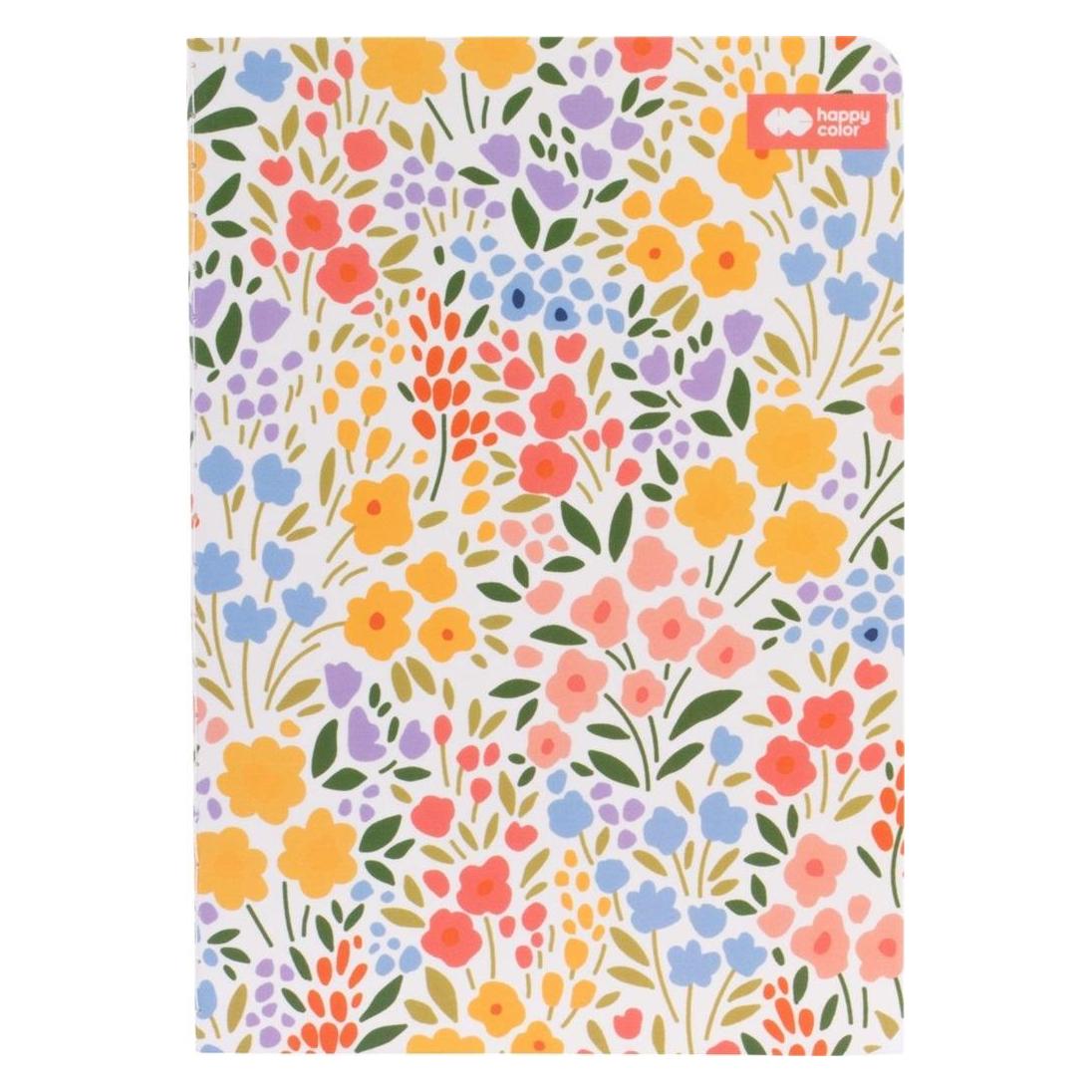 Happy Color Genähtes Notizbuch A6/32K Punkte Bloom Boho (A6, Gepunktet, Weicher Einband) (48020659)