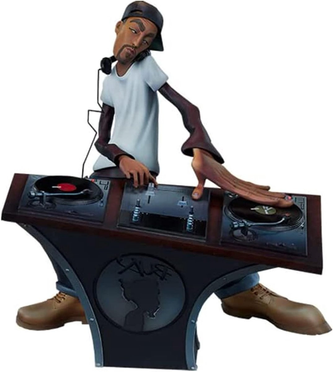 Allecto plus Hiphop Rap Sculptuur Decor Ornament voor Thuiskantoor - Handgemaakt Rapper Ster Beeldje (Type 1)
