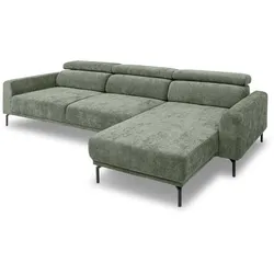 SOMETA Ecksofa Mons Stoff Salbei