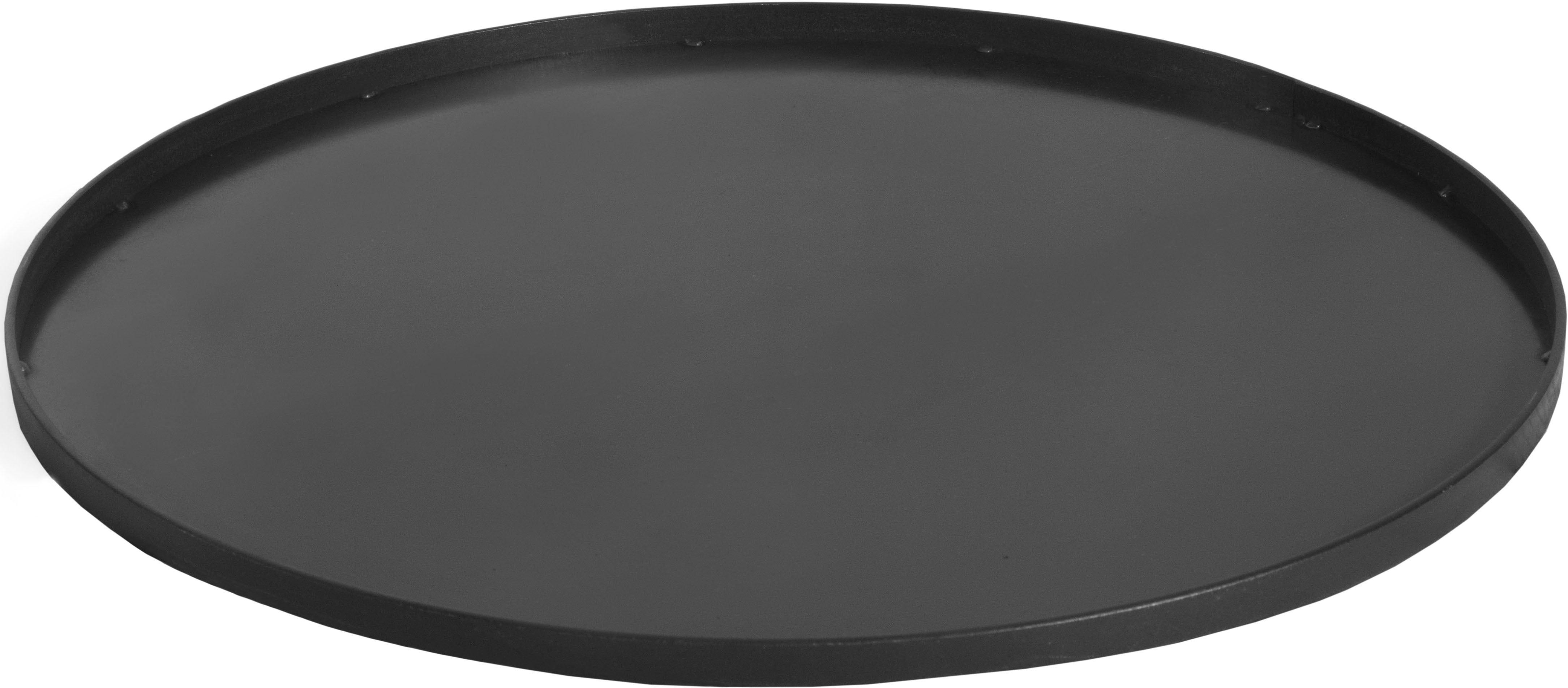 Bodenschutzplatte COOKKING "Bodenplatte 60", schwarz, B:60cm L:80cm, Stahl, Bodenschutzplatten, 60 cm