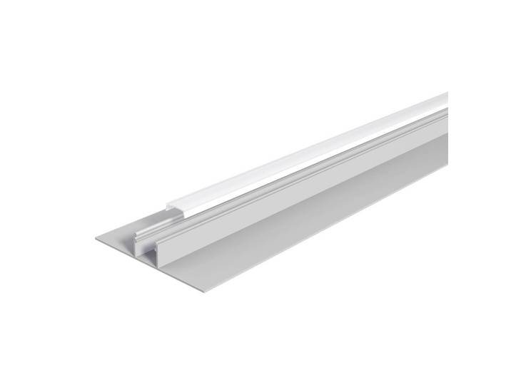 EVN Trockenbauprofil alu Länge 200cm Breite 7,7 cm, alu / grau / zink, Aluminium, Lichtband