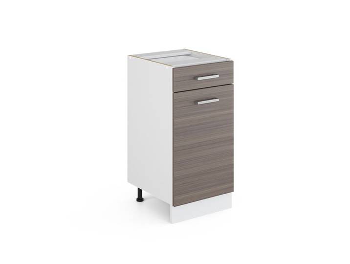 Meuble cuisine R-Line 40cm sans PT Gris noble/Blanc Vicco 29700