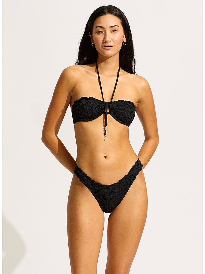 Seafolly Bikini-Oberteil in Schwarz - 44
