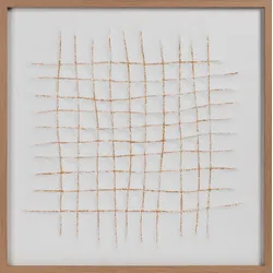 Gemälde LINES AND SHADOWS (BHT 60x60x3 cm) - beige - BHT 60x60x3 cm