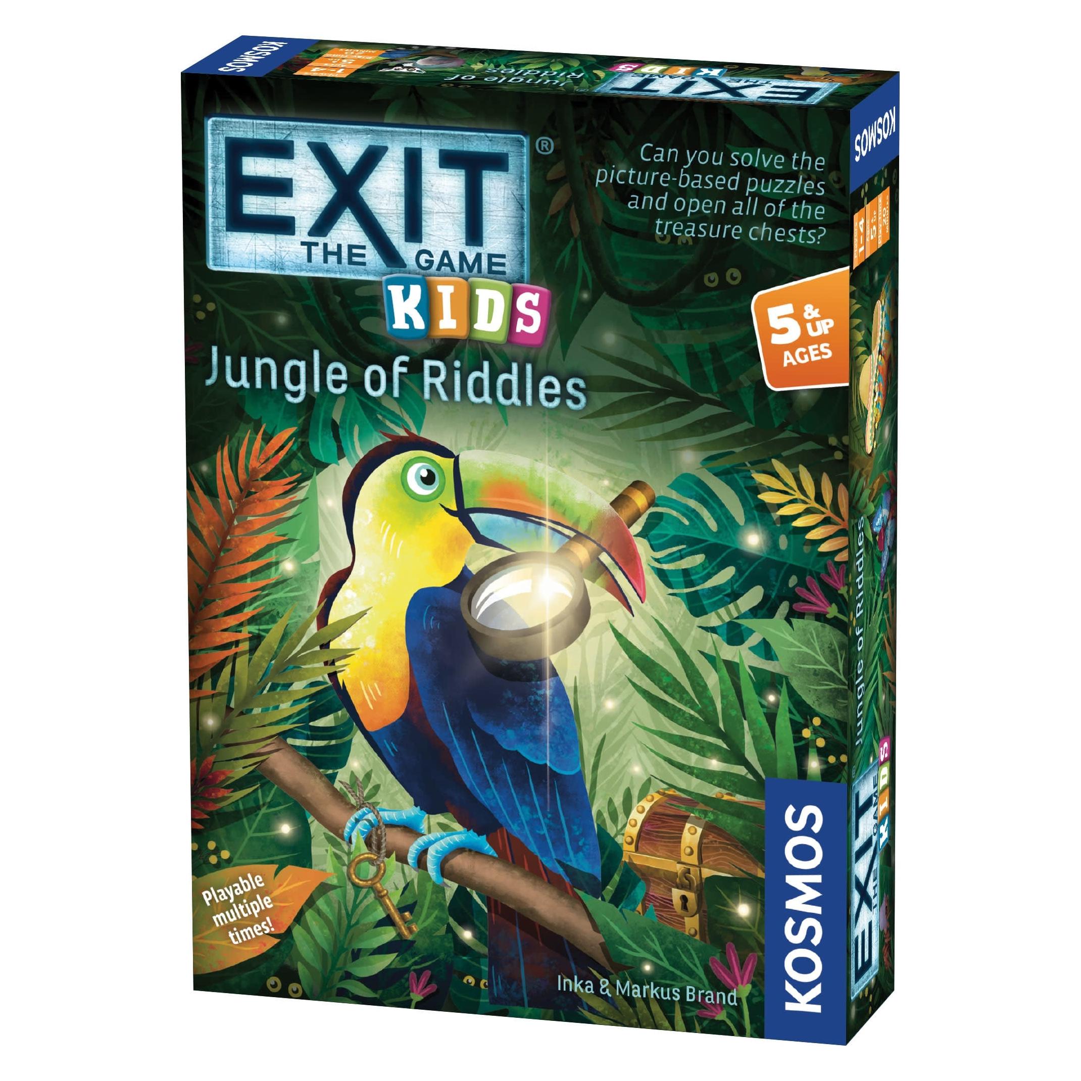 Thames & Kosmos Exit Kids: The Jungle of Riddles (EN) (KOS1813) (Englisch, 1 - 4 Spieler) (KOS1813)