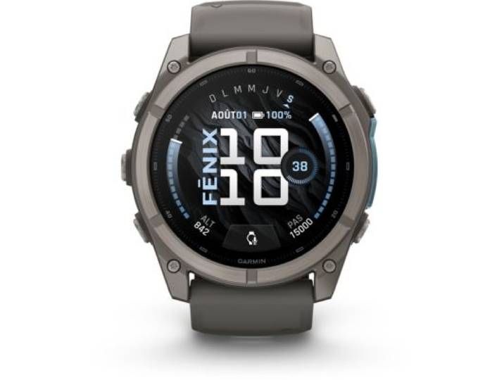 Garmin - Montre Sport Fenix 9 - 51mm Titane / Gris