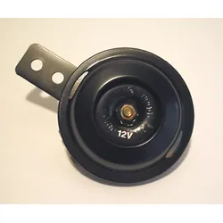 HIGHSIDER smart Hupe Schwarz 12V, 70 mm Durchmesser, 100 dB, E-geprüft